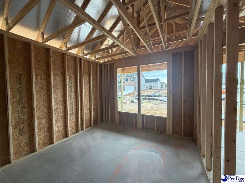 In-progress construction of a new home in The Grove, Florence, SC (Image 8).