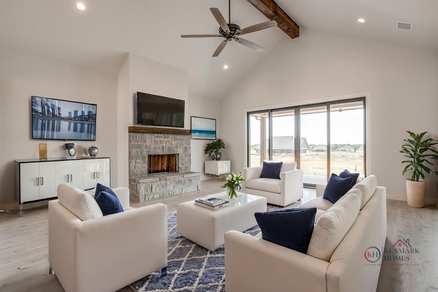 Representative furnished interior of a home built from the The Irving by Kenmark Homes in Rocky Top Ranch, Reno (Image 4).