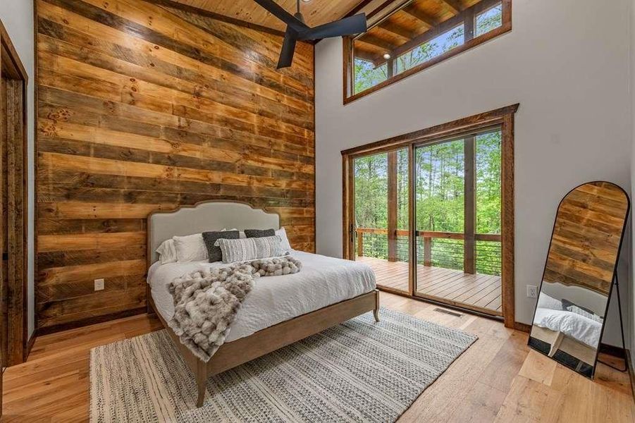Furnished interior view inside a new home in , Blue Ridge (Image 19).