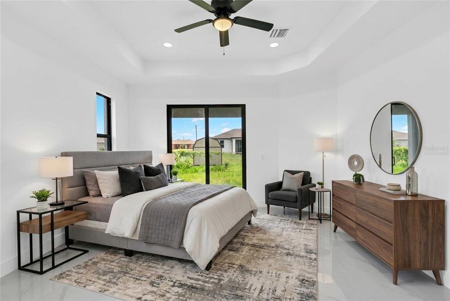 Furnished interior view inside a new home in , Lehigh Acres (Image 14).