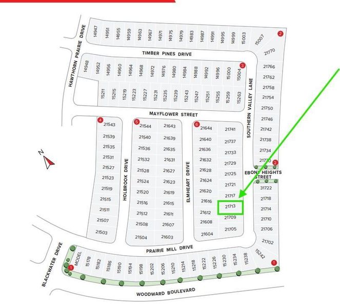 Image 24 of a home in Harrington Trails.