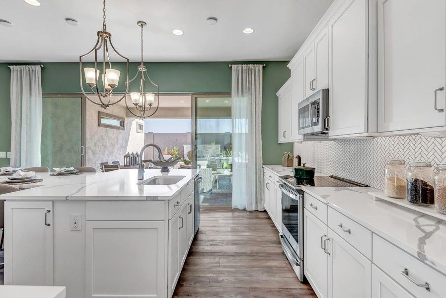 Furnished interior view inside a new home in Black Rock at Verrado, Litchfield Park (Image 24). Furnished interior view inside a new home in Black Rock at Verrado, Litchfield Park (Image 24).
