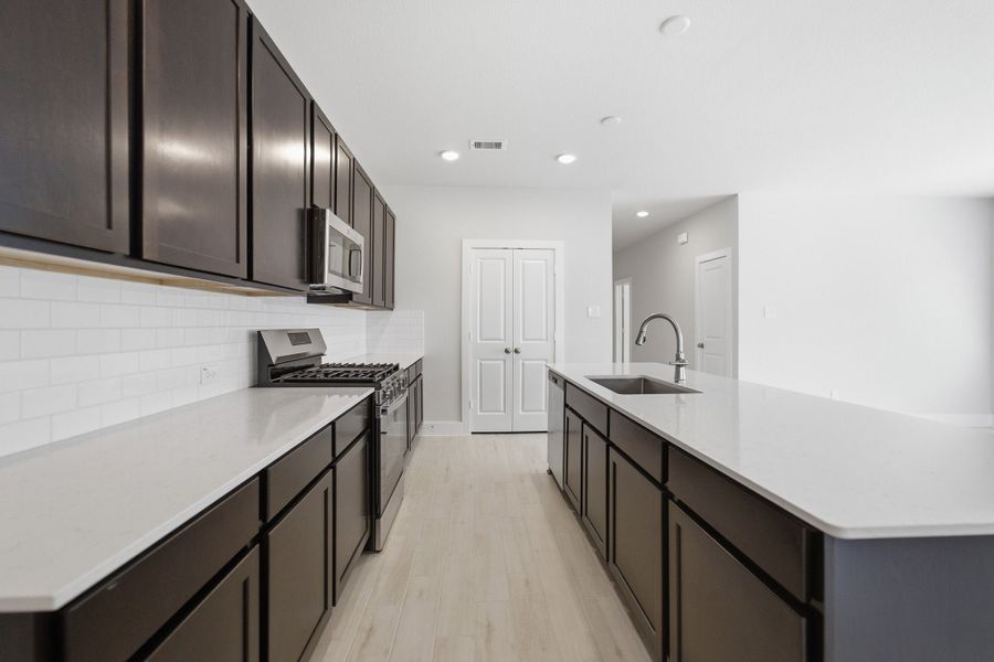 Furnished interior view inside a new home in Bluestem, Brookshire (Image 6).