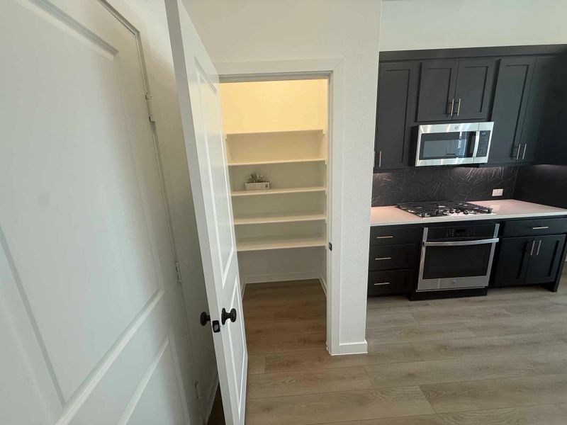 Kitchen Construction Progress featuring the Noir Collection