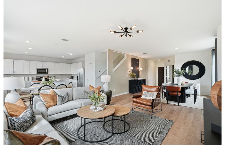 Representative furnished interior of a home built from the Mesilla by Centex in Dove Song, Marion (Image 7).