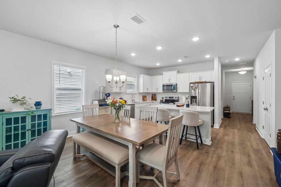 Furnished interior view inside a new home in , Huger (Image 10).
