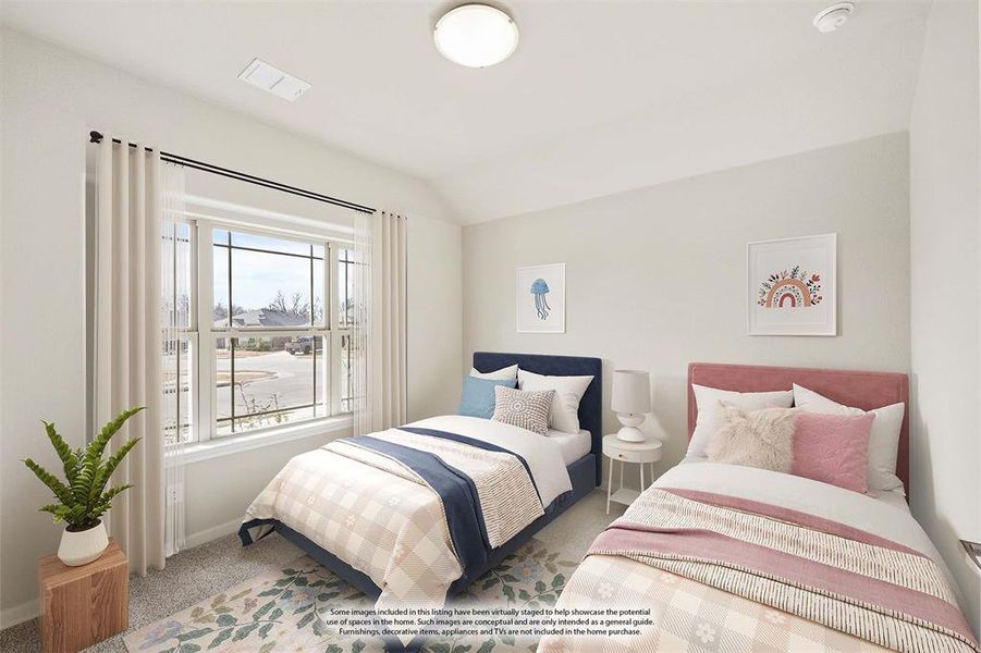 Furnished interior view inside a new home in Eagle Glen Elements, Alvarado (Image 9).