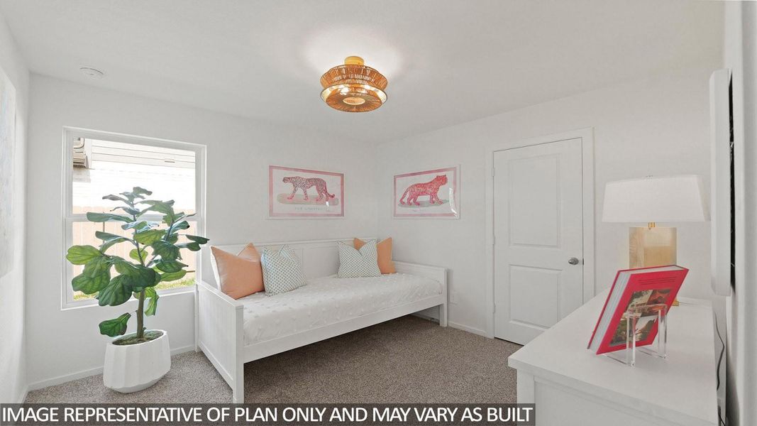 Furnished interior view inside a new home in Porters Mill, New Caney (Image 7).