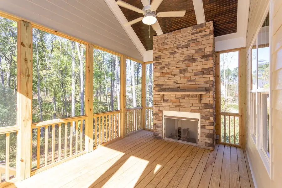 Representative exterior details of a home built from the Charleston by Caruso Homes in Sauls Landing, Zebulon (Image 3).