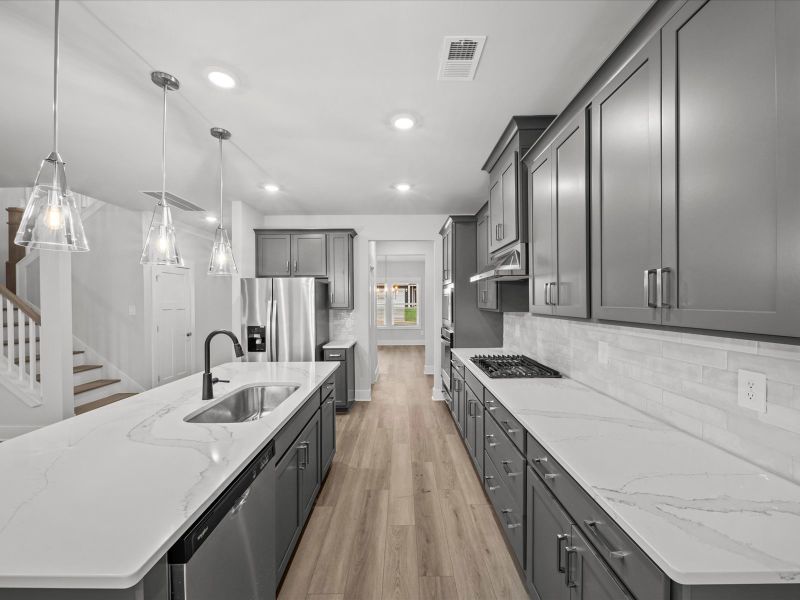 Furnished interior view inside a new home in Cedar Shoals - Signature Collection, Piedmont (Image 5).