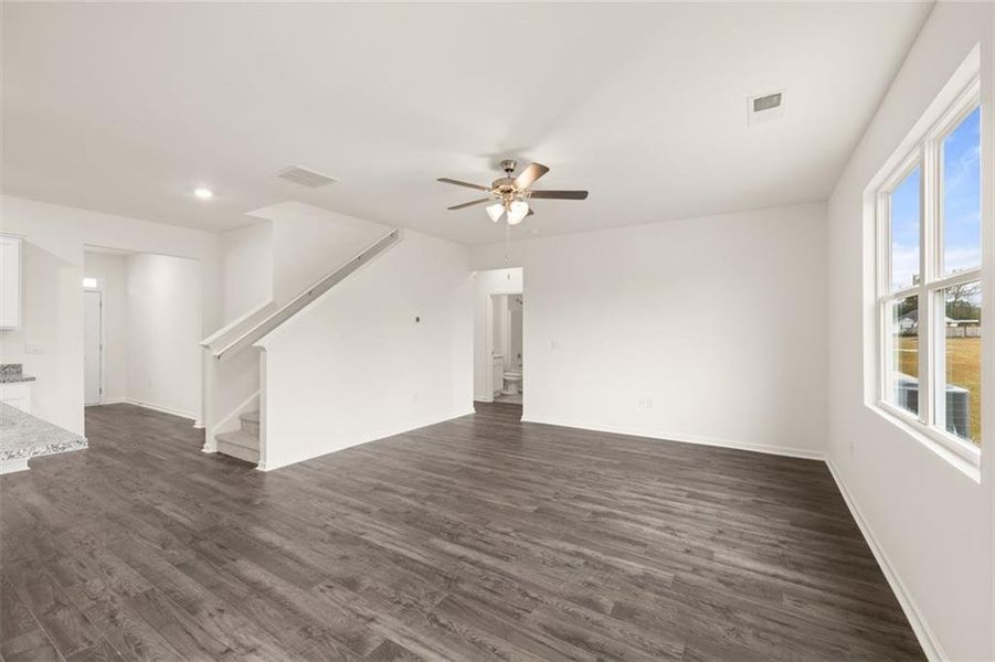 Spacious, unfurnished interior of a new home in Champion's Run, Lithonia (Image 18). Spacious, unfurnished interior of a new home in Champion's Run, Lithonia (Image 18).