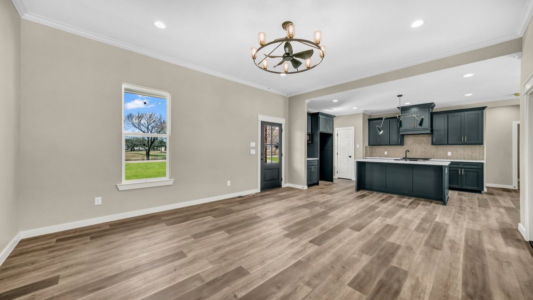 Representative unfurnished interior of a home built from the Loretta by Zeal Home Builders in Horizon Meadow Estates, Paradise (Image 110). Representative unfurnished interior of a home built from the Loretta by Zeal Home Builders in Horizon Meadow Estates, Paradise (Image 110).