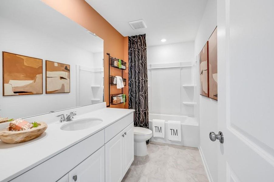 Furnished interior view inside a new home in Windance Lake, Loganville (Image 23). Furnished interior view inside a new home in Windance Lake, Loganville (Image 23).