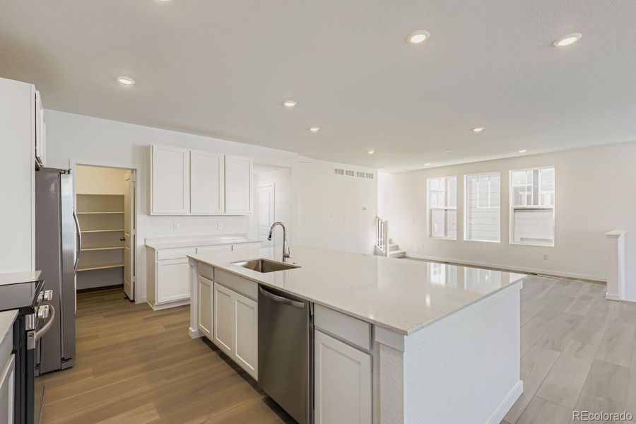 Furnished interior view inside a new home in , Thornton (Image 6).