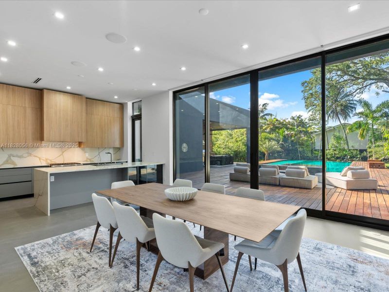 Furnished interior view inside a new home in , Miami (Image 61).