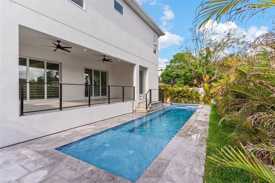 Exterior details and patio area of a home in , Tampa (Image 31). Exterior details and patio area of a home in , Tampa (Image 31).
