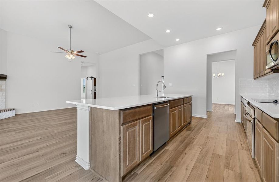 Furnished interior view inside a new home in Nash Estates, Tom Bean (Image 14).
