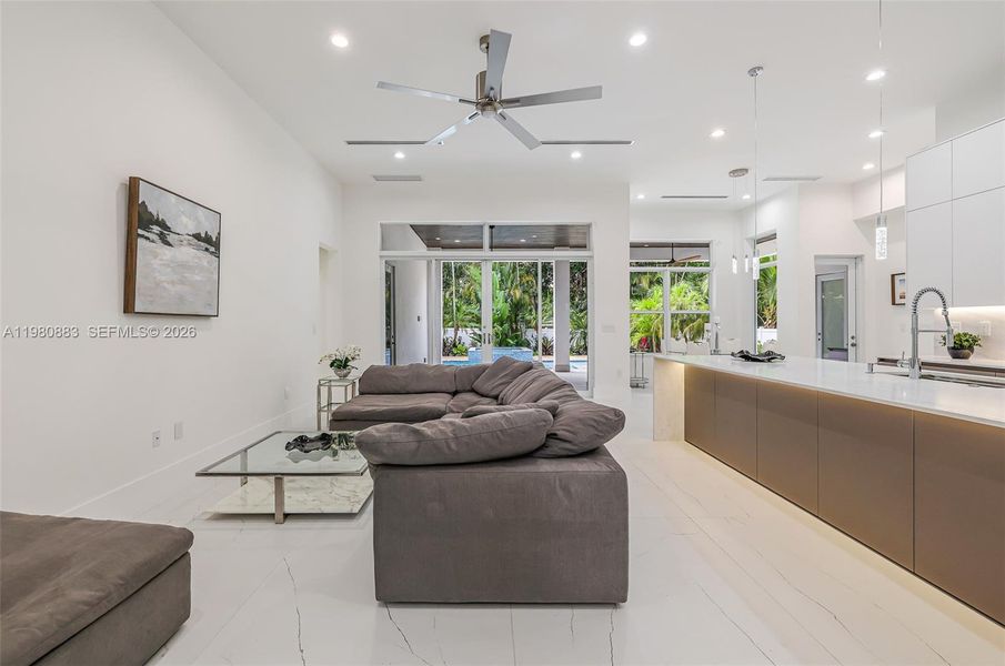 Furnished interior view inside a new home in , Biscayne Park (Image 14).