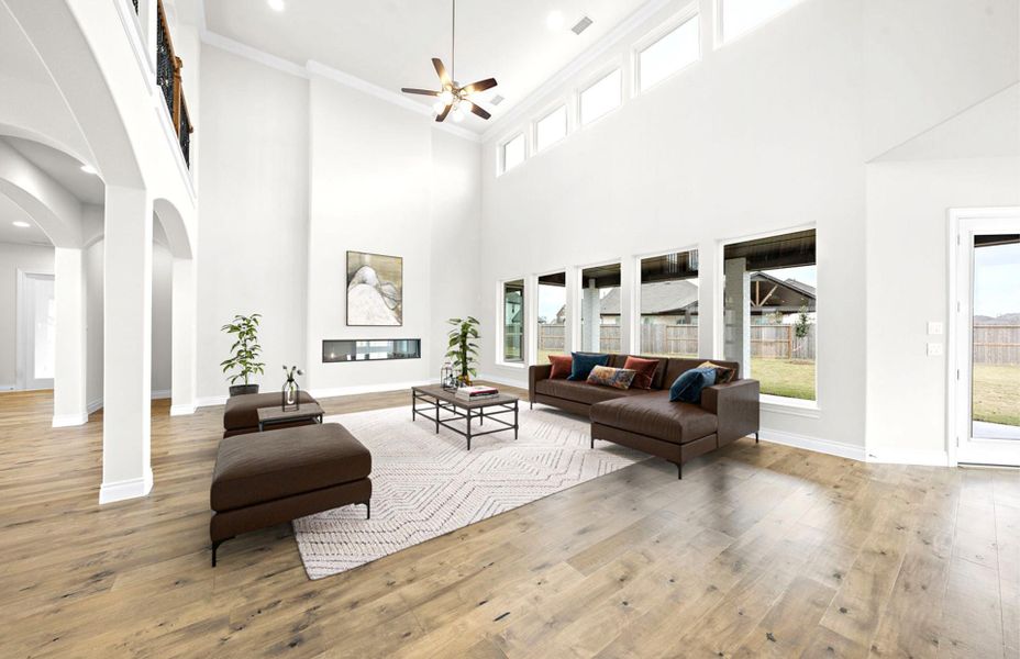 Furnished interior view inside a new home in Artavia 70′, Conroe (Image 7). Furnished interior view inside a new home in Artavia 70′, Conroe (Image 7).