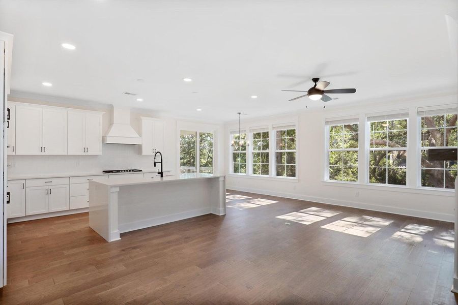 Furnished interior view inside a new home in Overlook at Copahee Sound, Awendaw (Image 3).