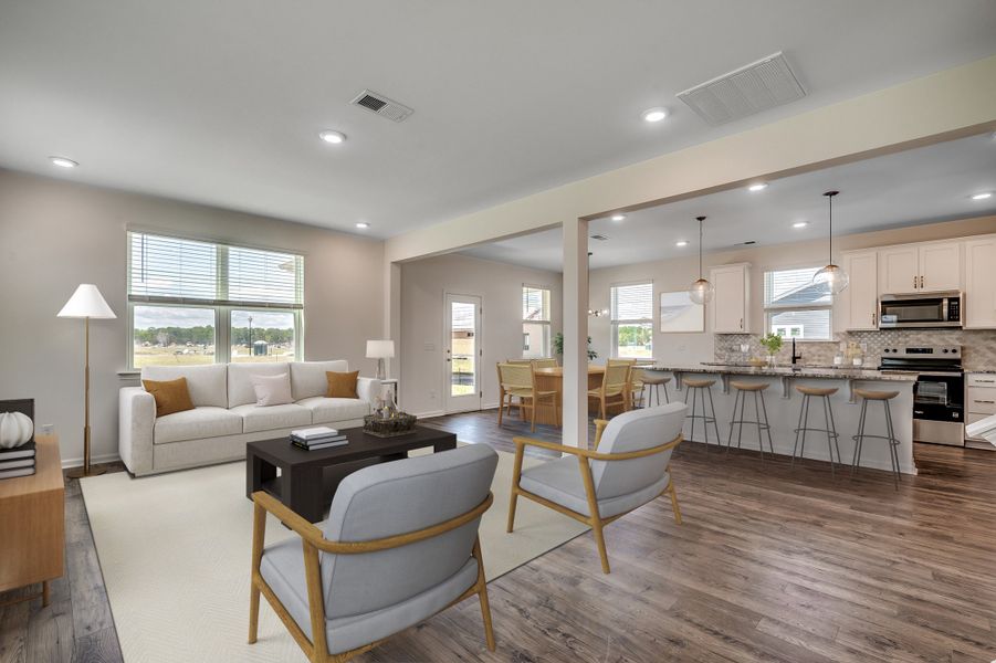 Furnished interior view inside a new home in Somerset, Myrtle Beach (Image 9).