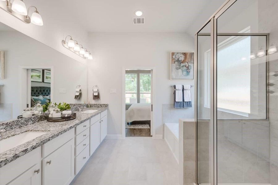 Furnished interior view inside a new home in Oakhill Reserve, Tomball (Image 8).