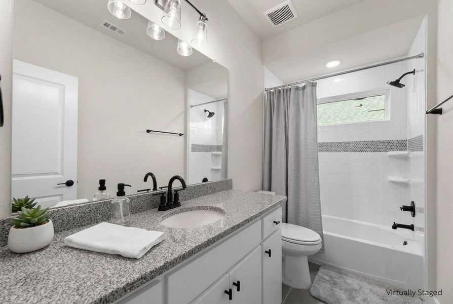 Furnished interior view inside a new home in Willow Grove Single-Family Homes, Melissa (Image 30).