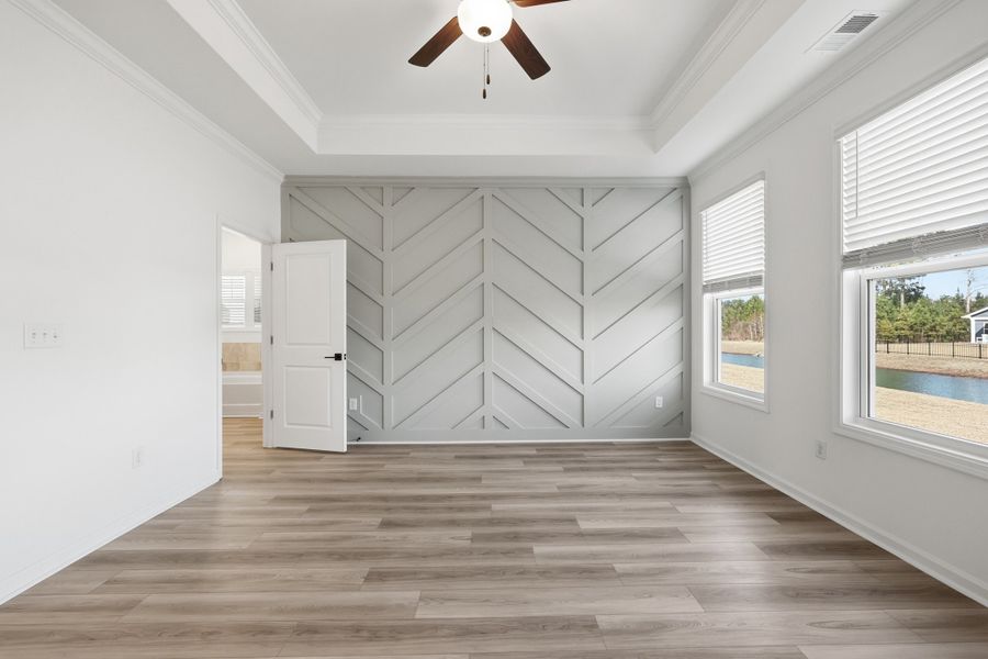 Representative unfurnished interior of a home built from the Grayson II by Great Southern Homes in Oak Grove, Conway (Image 36). Representative unfurnished interior of a home built from the Grayson II by Great Southern Homes in Oak Grove, Conway (Image 36).