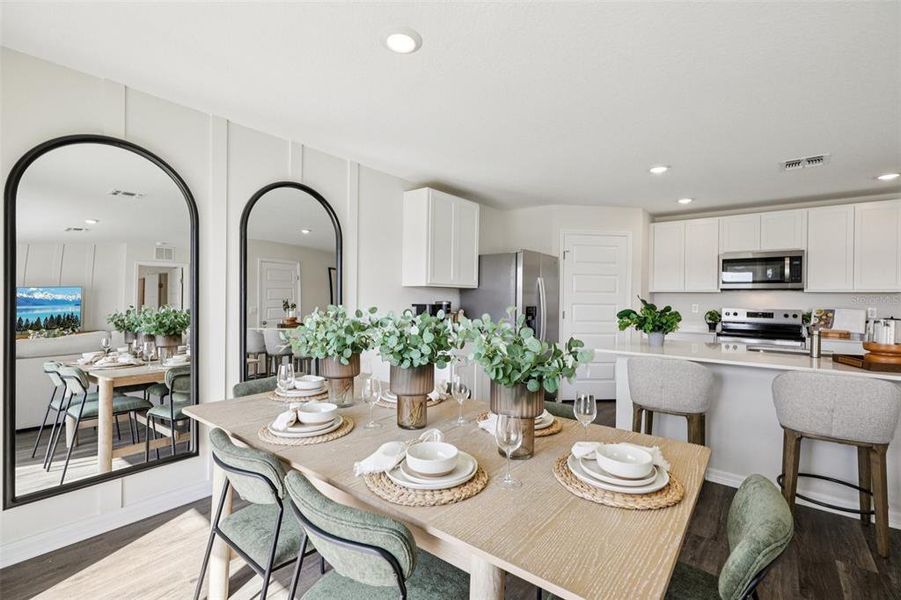Furnished interior view inside a new home in Boulevard Oaks, Lady Lake (Image 6).
