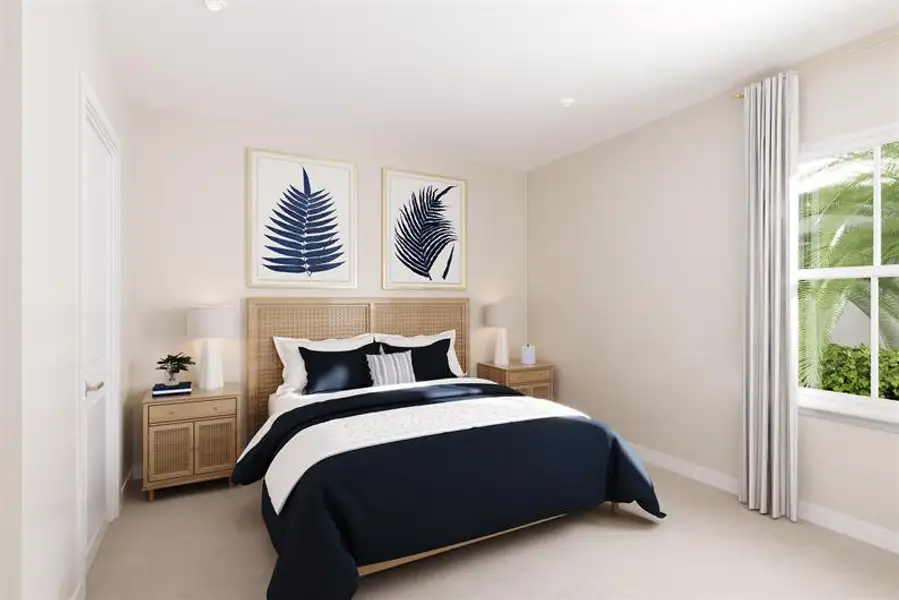 Representative furnished interior of a home built from the Cascade by Ryan Homes in Malabar Springs, Palm Bay (Image 4).