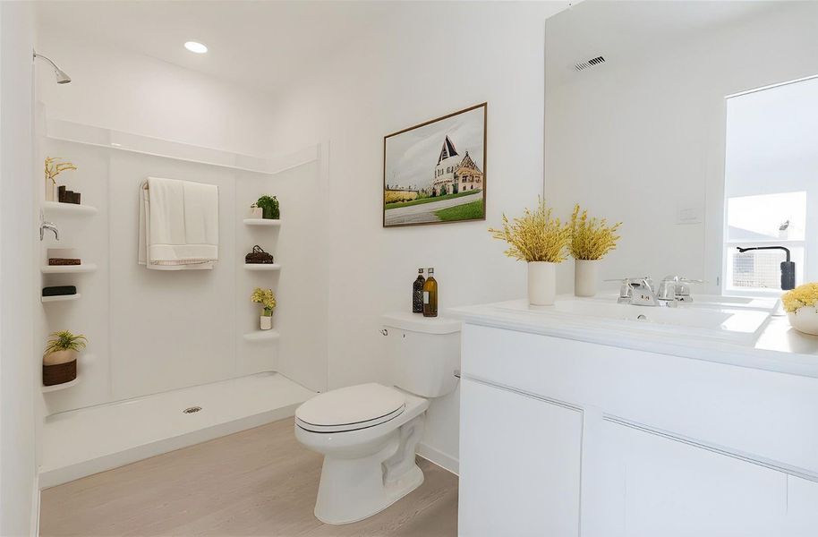 Furnished interior view inside a new home in Pinewood at Grand Texas: Colonial & Cottage Collections, New Caney (Image 8).