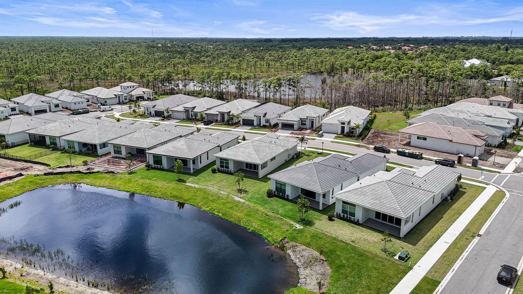 Furnished interior view inside a new home in Cove Royale, Stuart (Image 29).