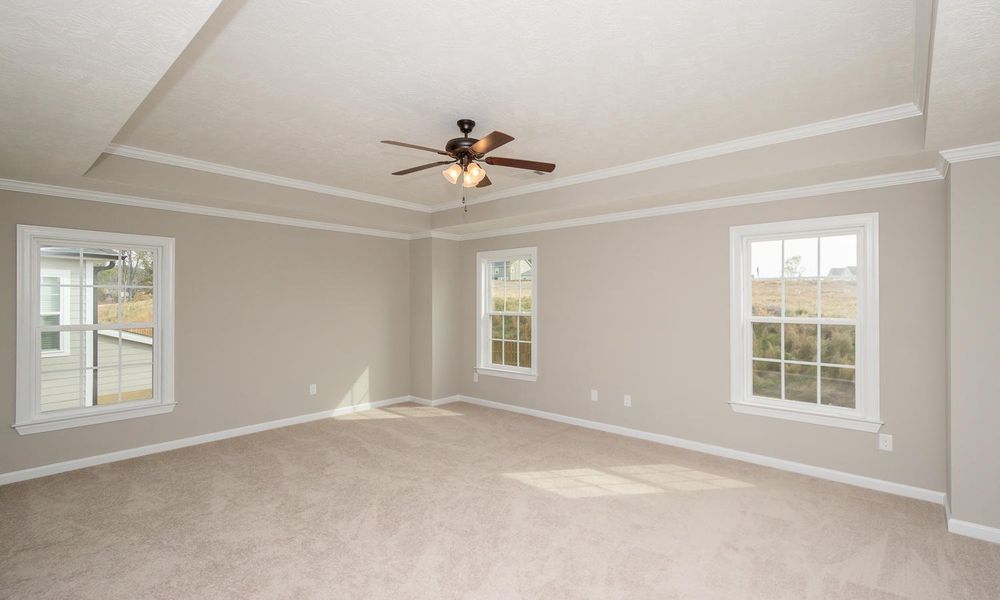 Representative unfurnished interior of a home built from the Durham Hill by Ivey Homes in Tillery Park, Grovetown (Image 30).