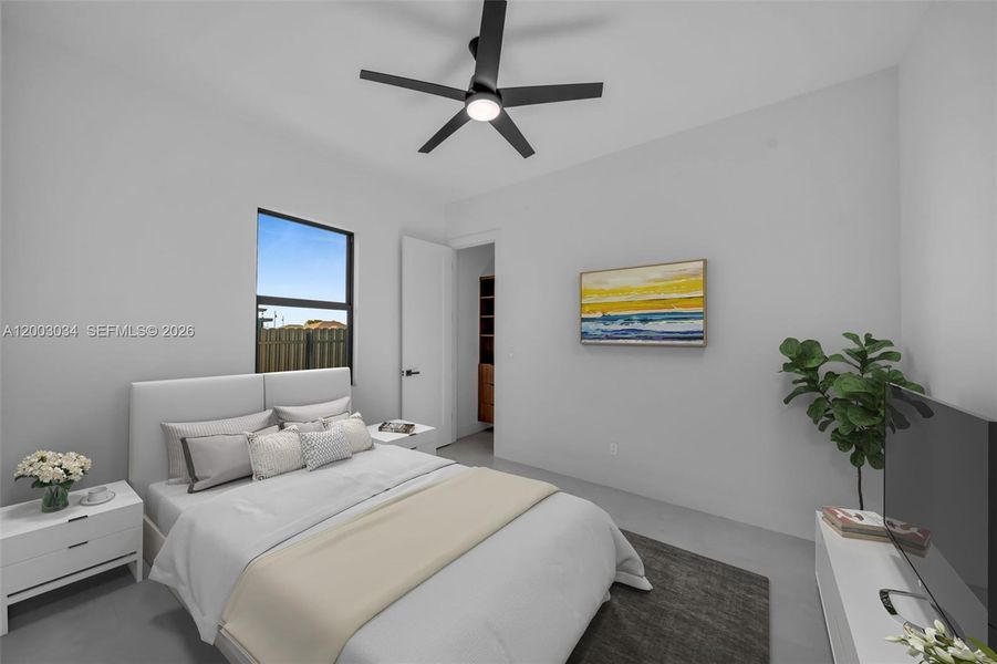 Furnished interior view inside a new home in , Cape Coral (Image 39).