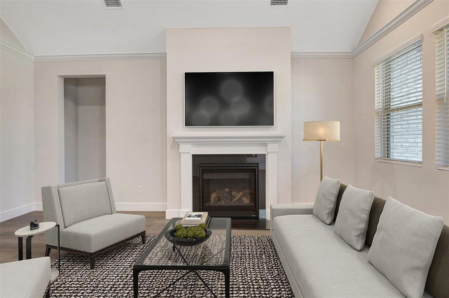 Furnished interior view inside a new home in Heritage Ranch, Sherman (Image 9).