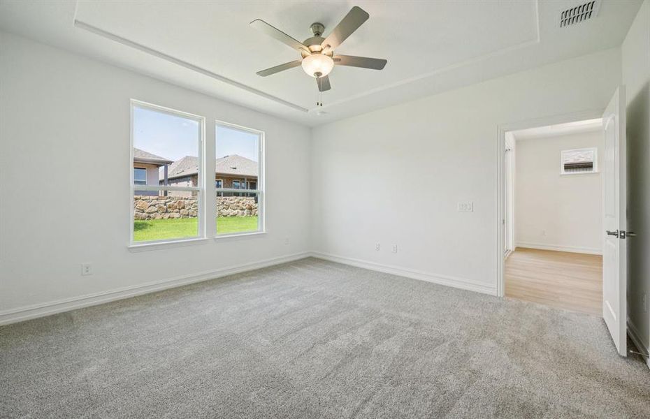 *Floorplan representation, not actual home  - Spacious owner's suite with private bath