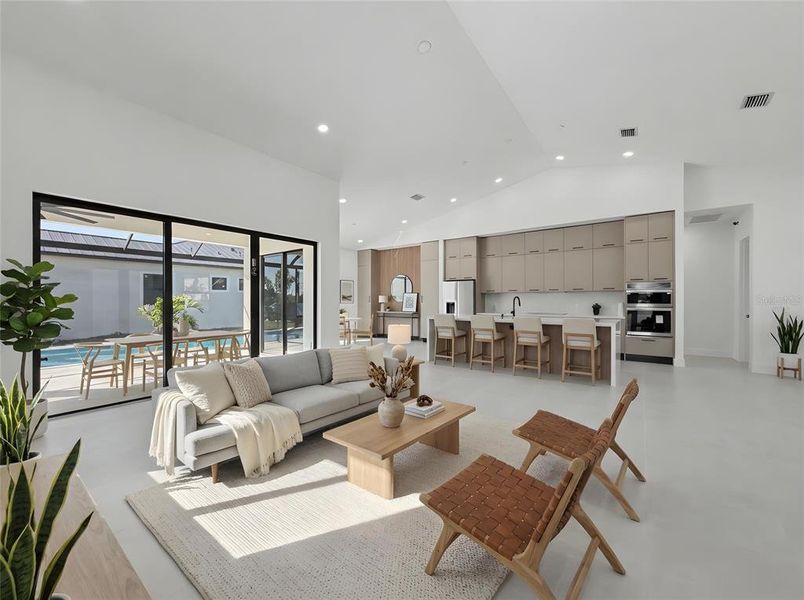 Furnished interior view inside a new home in , Port Charlotte (Image 31).