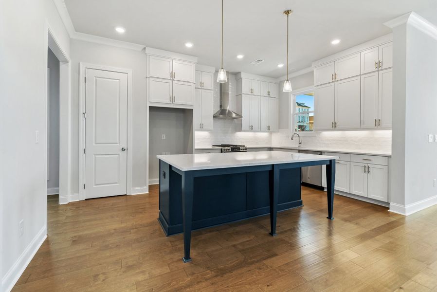 Representative furnished interior of a home built from the The Camilla by The Providence Group in Aberdeen, Hoschton (Image 8).