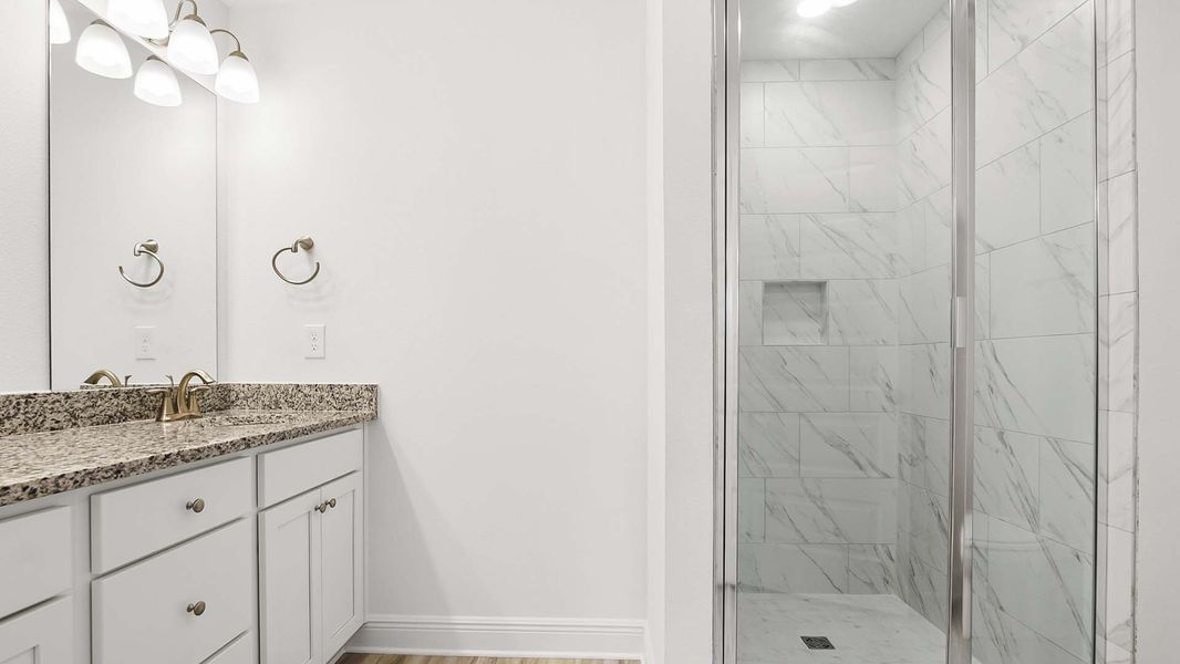 Furnished interior view inside a new home in Hawks Landing Townhomes, Santa Rosa Beach (Image 9).