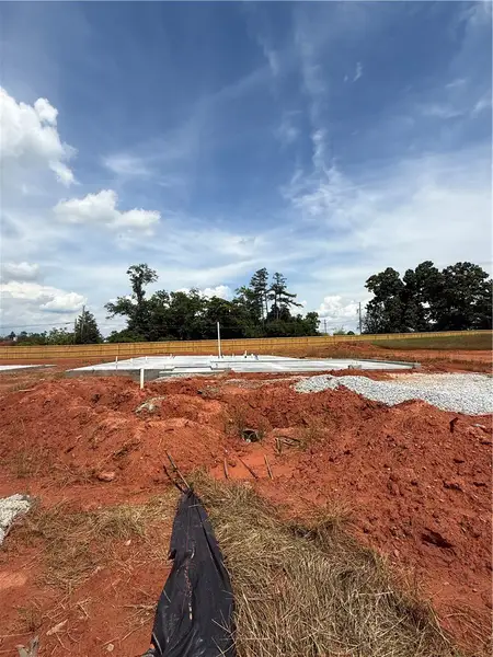 The foundation has been poured and it is ready for The foundation has been poured and it is ready for