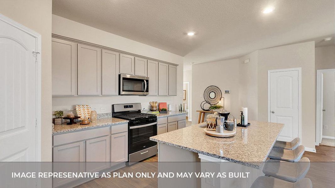 Furnished interior view inside a new home in Prairie Lakes, Buda (Image 20).