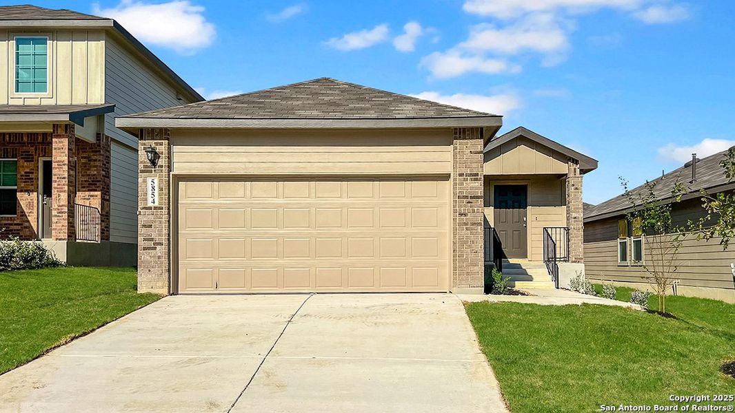 Exterior details and patio area of a home in Applewood, San Antonio (Image 2). Exterior details and patio area of a home in Applewood, San Antonio (Image 2).