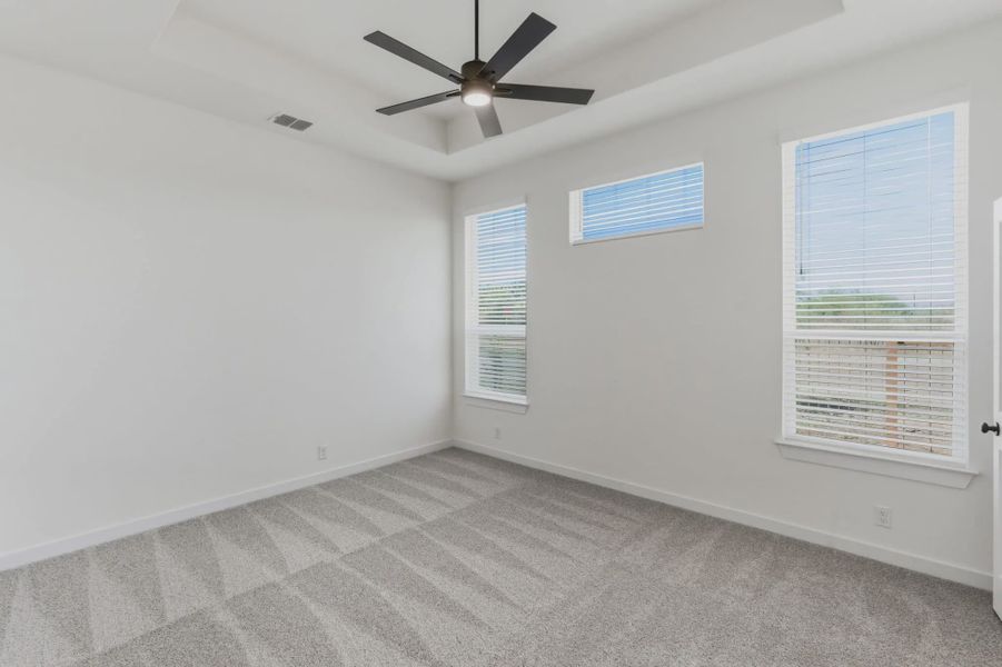 Representative unfurnished interior of a home built from the Shea by Chesmar Homes in The Crossvine, Forney (Image 7).