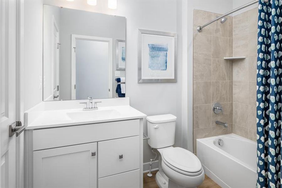 Representative furnished interior of a home built from the Mayer by Ryan Homes in Stowe Branch Townhomes, Charlotte (Image 20).