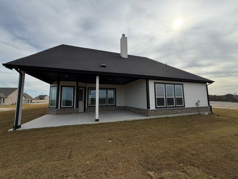 Exterior details and patio area of a home in Eagle Ridge Estates, Weatherford (Image 3). Exterior details and patio area of a home in Eagle Ridge Estates, Weatherford (Image 3).