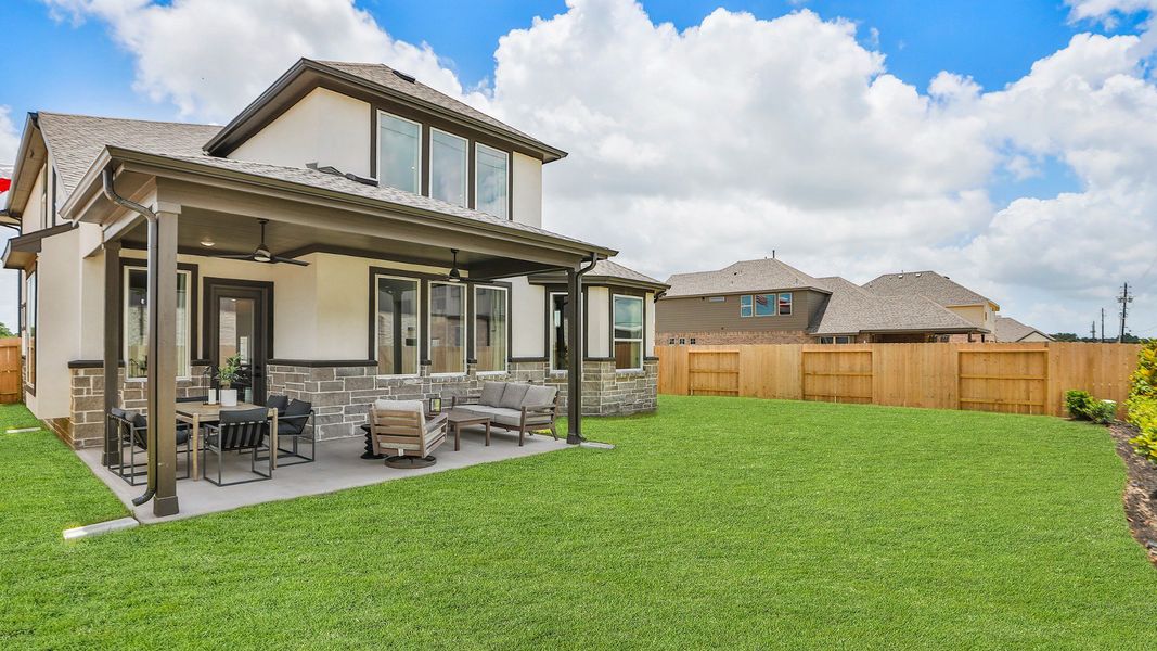 Representative furnished interior of a home built from the Magnolia by DRB Homes in Beamer Villas, Friendswood (Image 27). Representative furnished interior of a home built from the Magnolia by DRB Homes in Beamer Villas, Friendswood (Image 27).