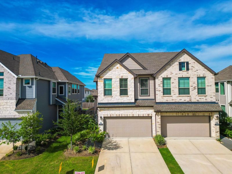 Front exterior of a new home in , Cypress, TX, highlighting curb appeal (Image 18).