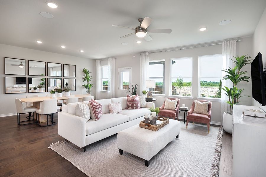 Furnished interior view inside a new home in Lisso, Pflugerville (Image 8).