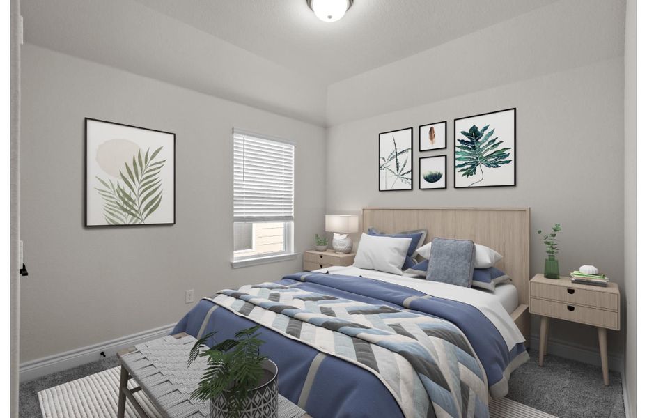 Representative furnished interior of a home built from the Caldwell by Pulte Homes in Bison Ridge, San Antonio (Image 15).