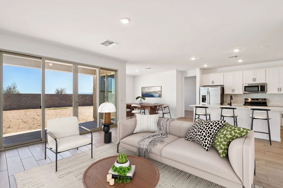 Marigold Floorplan Virtual Staging - representative photo only